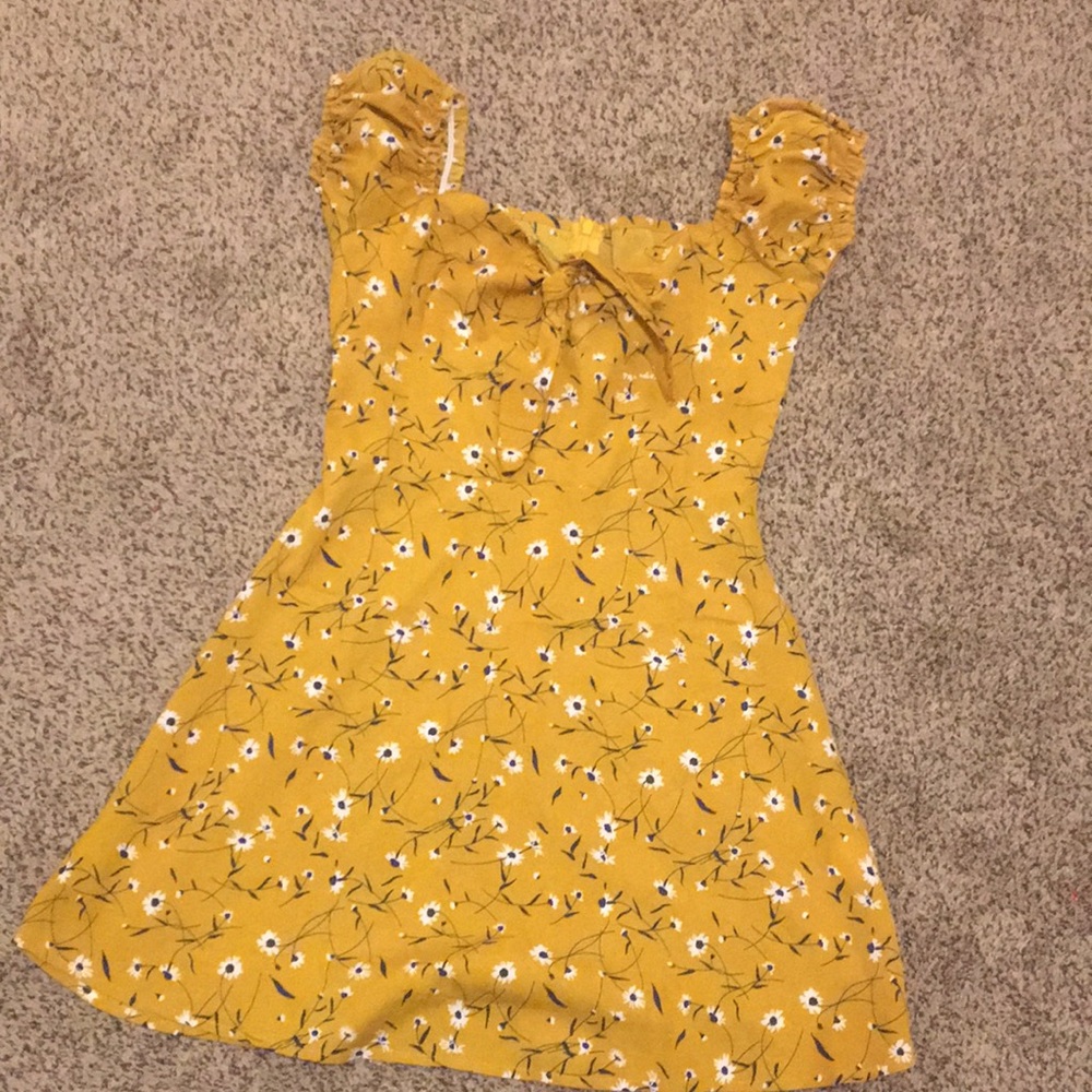 Yellow dress
